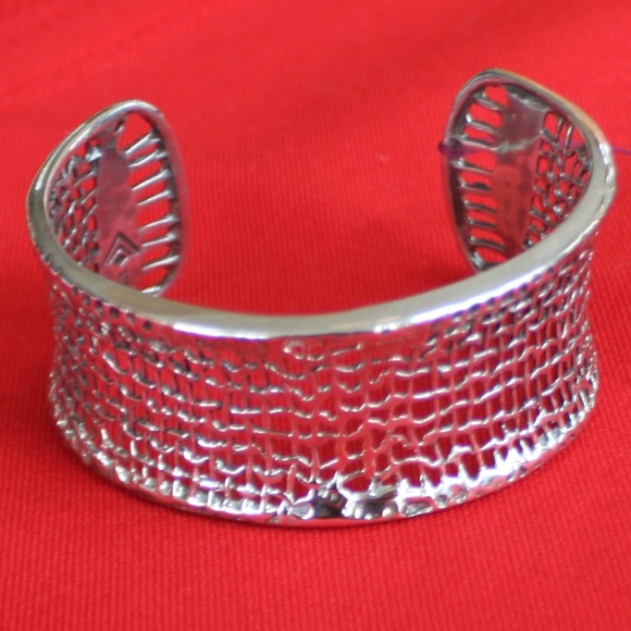 Silpada Jewelry - Hammered and oxidized sterling cuff bracelet
